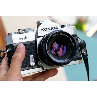 [MUA 1 TẶNG 1] Máy ảnh film cổ Konica FTA kèm lens 52/1.8 hoặc 50/1.7
