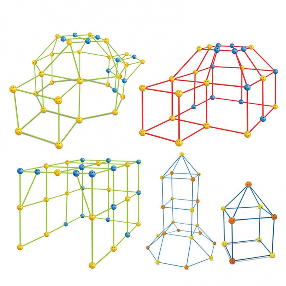 Bộ 155 món đồ chơi xây lâu đài STEM cho bé 5-12 tuổi