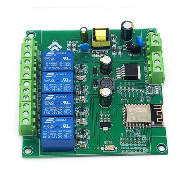 Rơ le ESP8266 ESP-12F WIFI với 4 kênh AC90-250V/DC7-30V/5V dành cho ARDUINO IDE