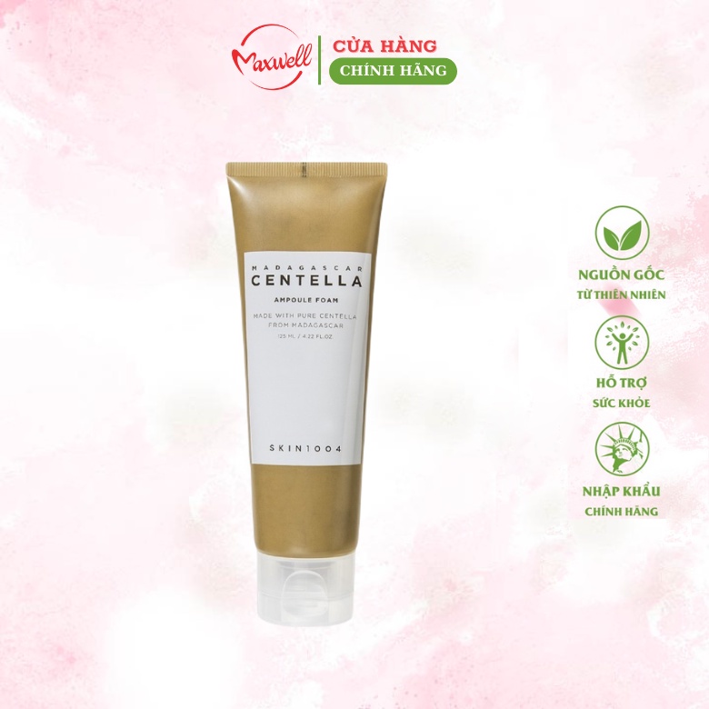 Sữa rửa mặt Skin1004 Madagascar Centella Ampoule Foam 125ml Maxwell