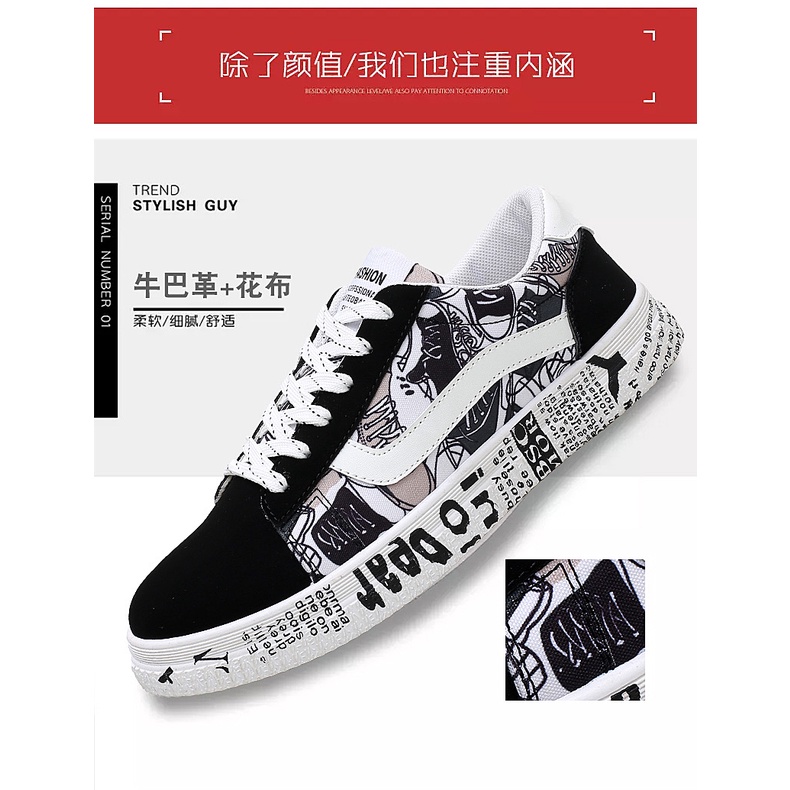 Giày Thể Thao Air Force One Vải canvas Cổ Thấp Thoáng Khí Phong Cách hip-hop Cá Tính