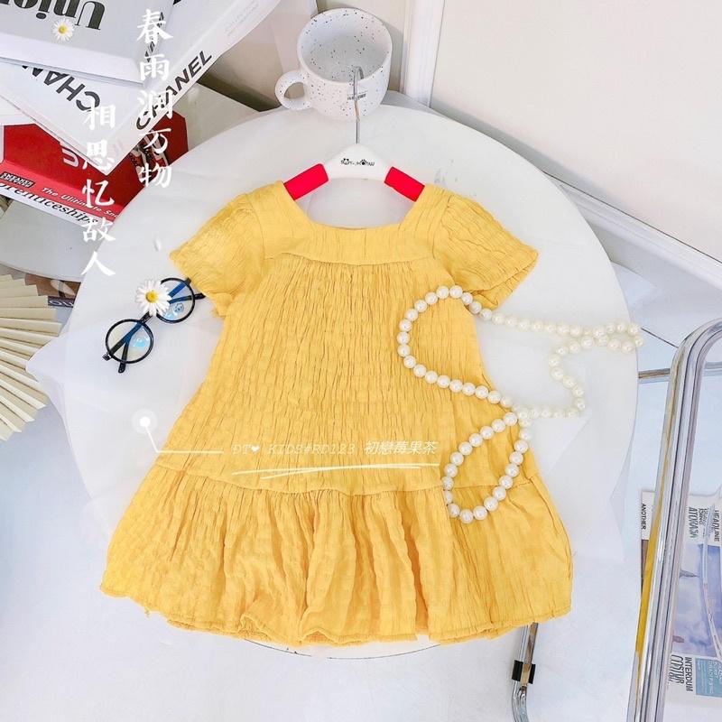 VÁY ĐŨI XỐP CỘC TAY SIÊU XINH CHO BÉ