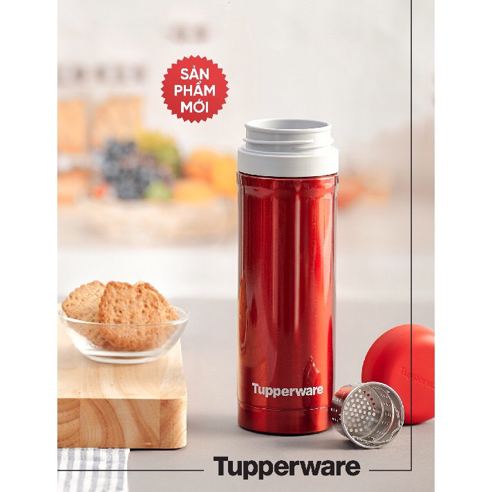 Binh Giữ Nhiệt Có Ngăn Lọc Thermal 380ML Tupperware