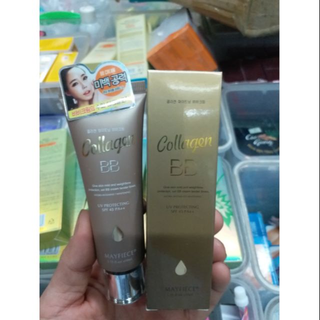 Kem nền bb collagen mayfiece ( vuông cao)