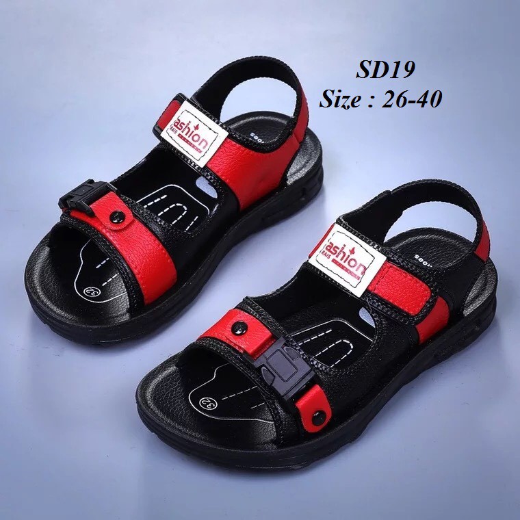 Dép sandal bé trai đế cao su bền (ảnh thật SD19)