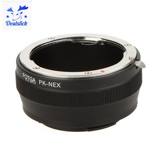 Ngàm chuyển ống kính điện tử fotga pk-nex cho Pentax pk lens to Sony nex e-mount