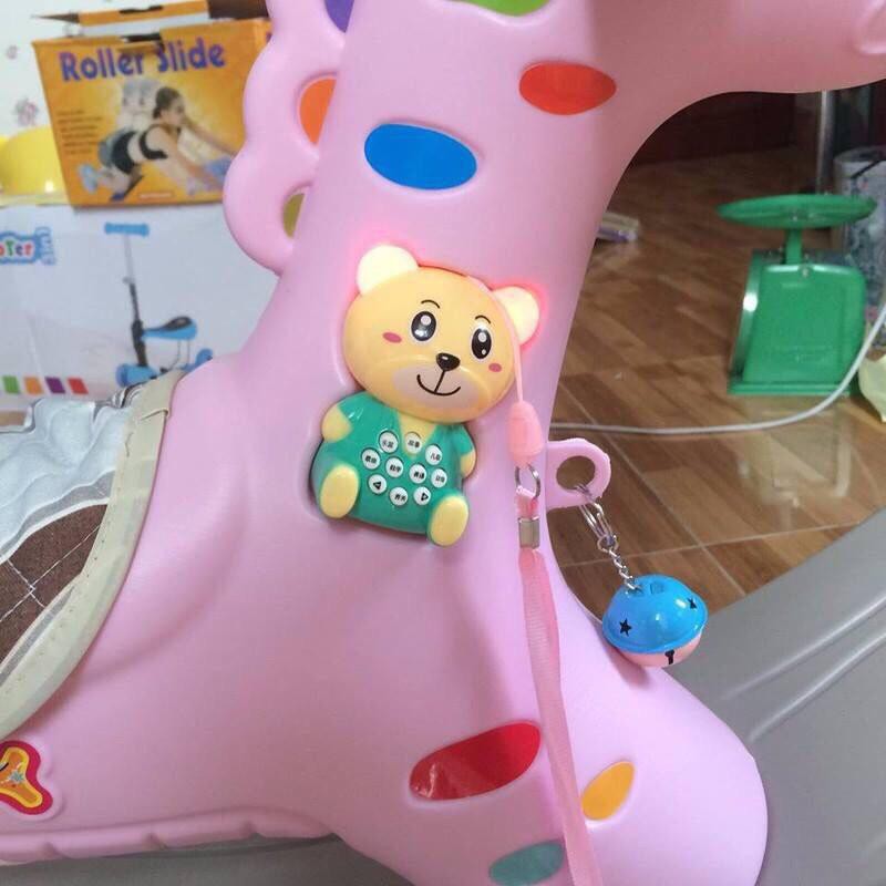 ĐỒ CHƠI NGỰA BẬP BÊNH LẬT ĐẬT CÓ PHÁT NHẠC 2IN1 CHO BÉ 🦄