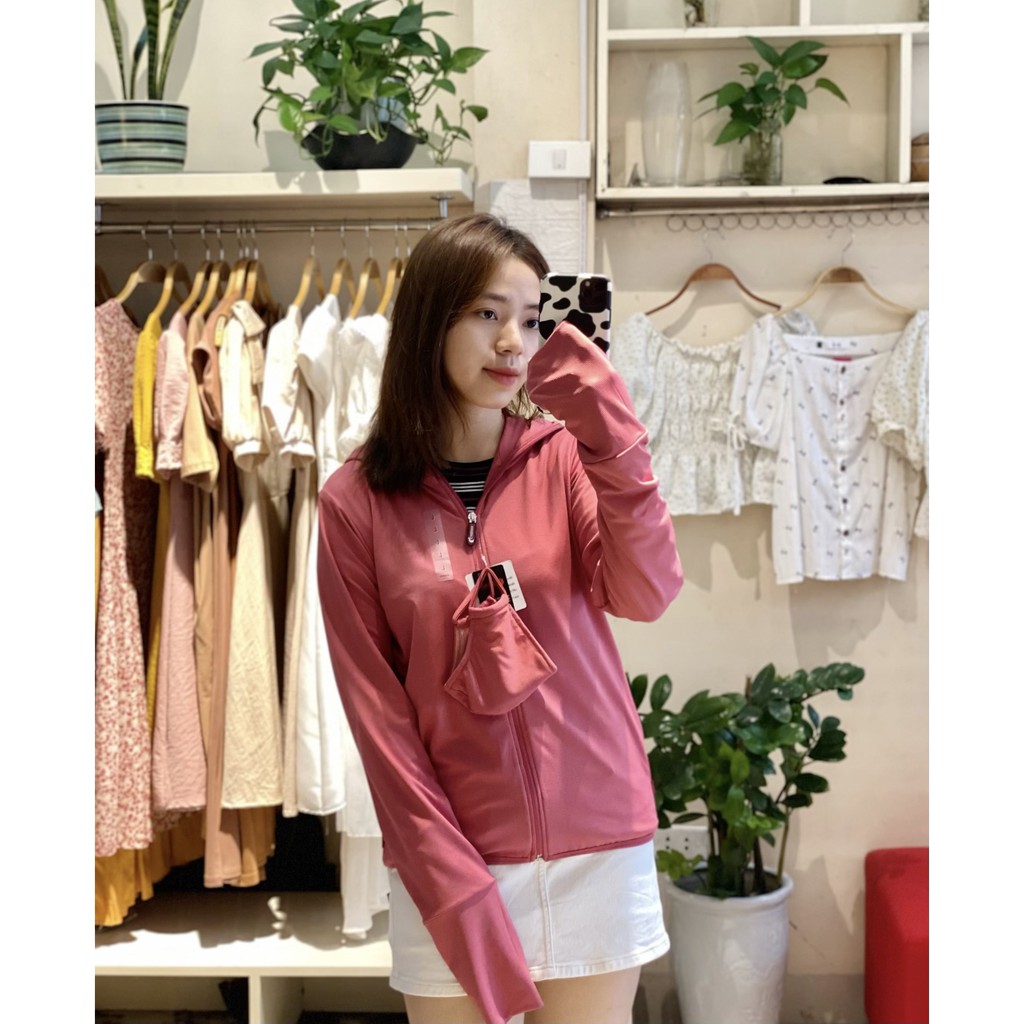 Áo Chống Nắng Nữ 𝐂𝐀𝐑𝐃𝐈𝐍𝐀 Chất Thun Lạnh 2 Lớp Cao Cấp Chính Hãng Giangkoivnxk