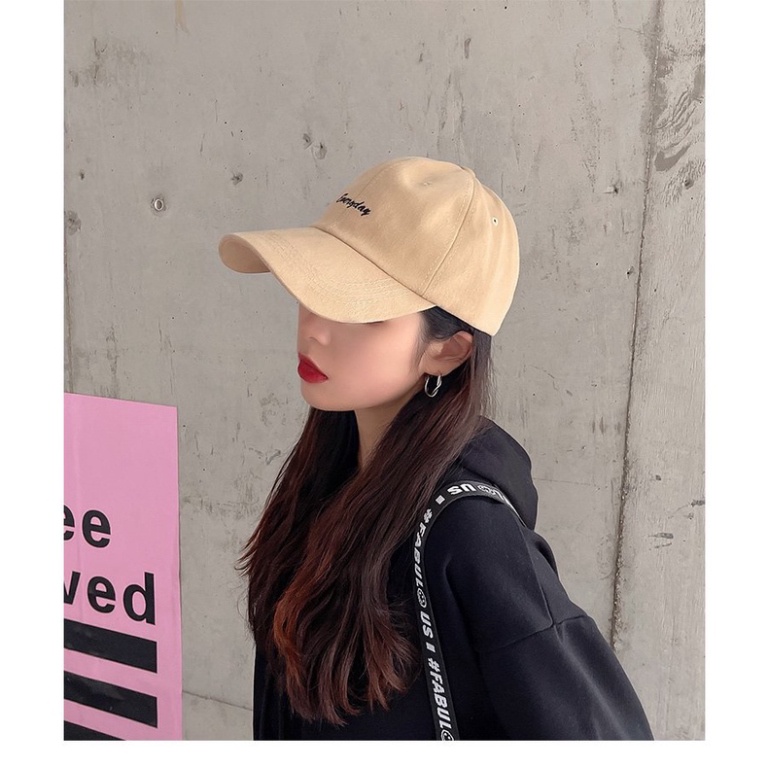 Mũ lưỡi trai Everyday nam nữ phong cách unisex màu Be, Đen sành điệu