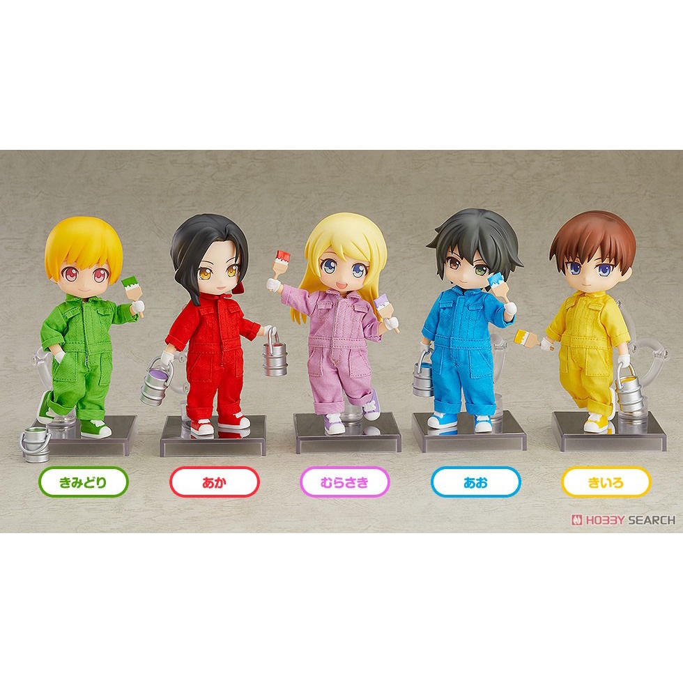 Sản Phẩm Nhật Bản - Good Smile Company - Nendoroid Doll: Outfit Set - Quần áo Nendoroid Doll - Colorful Coveralls