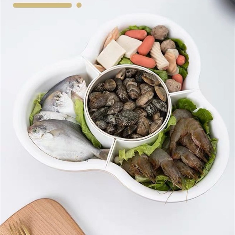 Rổ rửa rau củ quả hai lớp tiện lợi