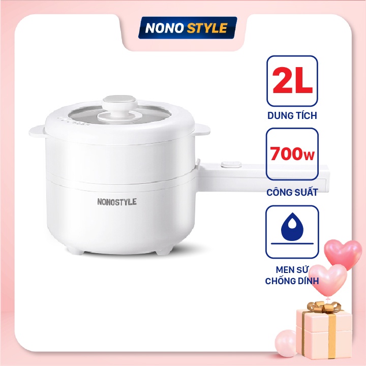 Nồi điện đa năng NONOSTYLE (2L) - BH 12 THÁNG