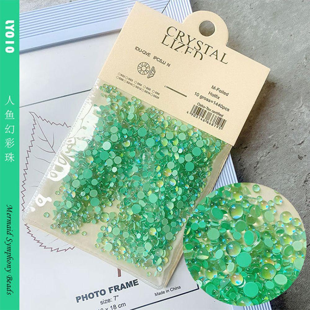 Set 1440 Phụ Kiện Trang Trí Móng Nghệ Thuật|Đá Đính Móng Nhiều Màu Thời Trang