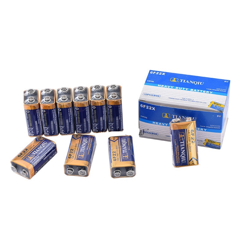 Pin 9v 6F22 TIANQIU PIN VUÔNG 9v CHO MICRO ĐIỀU KHIỂN RF CHÍNH HÃNG TIANQIU LOẠI TỐT