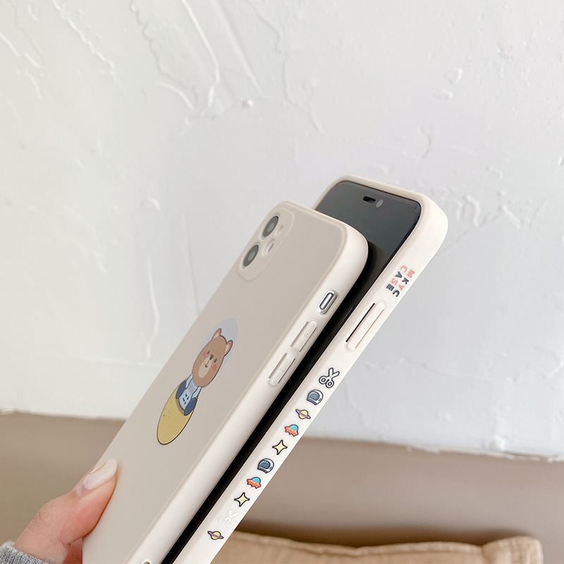 Ốp điện thoại mềm in hình phi hành gia cho iPhone 6 7 8 8plus X XS XR 11 12 XMax | BigBuy360 - bigbuy360.vn