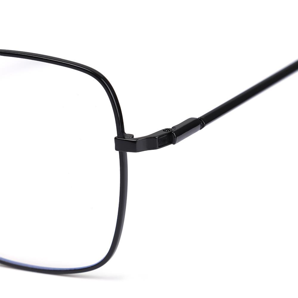 Kính Chống Tia UV Gọng Vuông Lớn Bằng Kim Loại