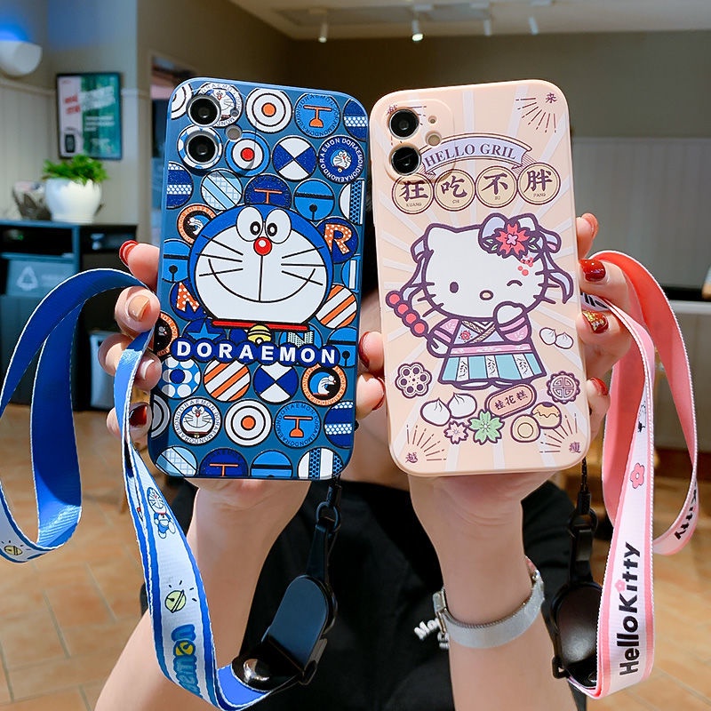 Ốp Điện Thoại TPU Silicon Mềm Họa Tiết Doraemon Cho iPhone 13 Pro Max Phone Case 13 12 Mini 11 XS XR X 8 7 Plus 6S 6 SE