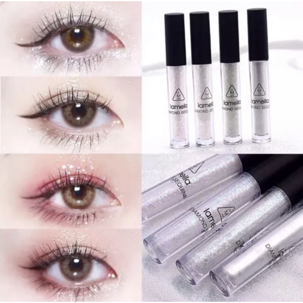 Gel nhũ mắt Diamond Lamella liquid eye shadow long lanh cực xinh bền màu lâu trôi