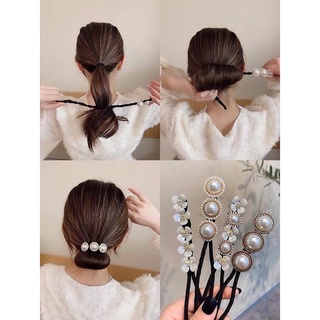 Cột tóc đính ngọc sang chảnh
