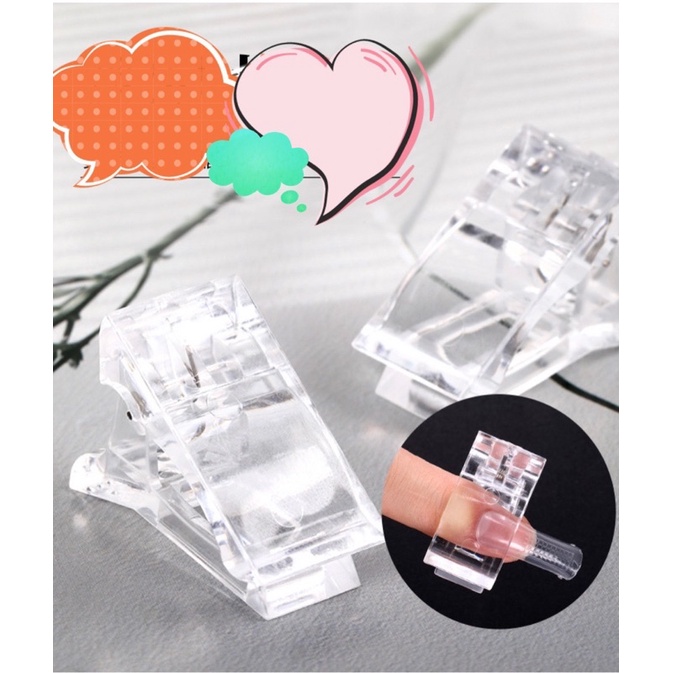 Kẹp giữ móng gel gôm(cần thiết khi úp móng bằng gel )