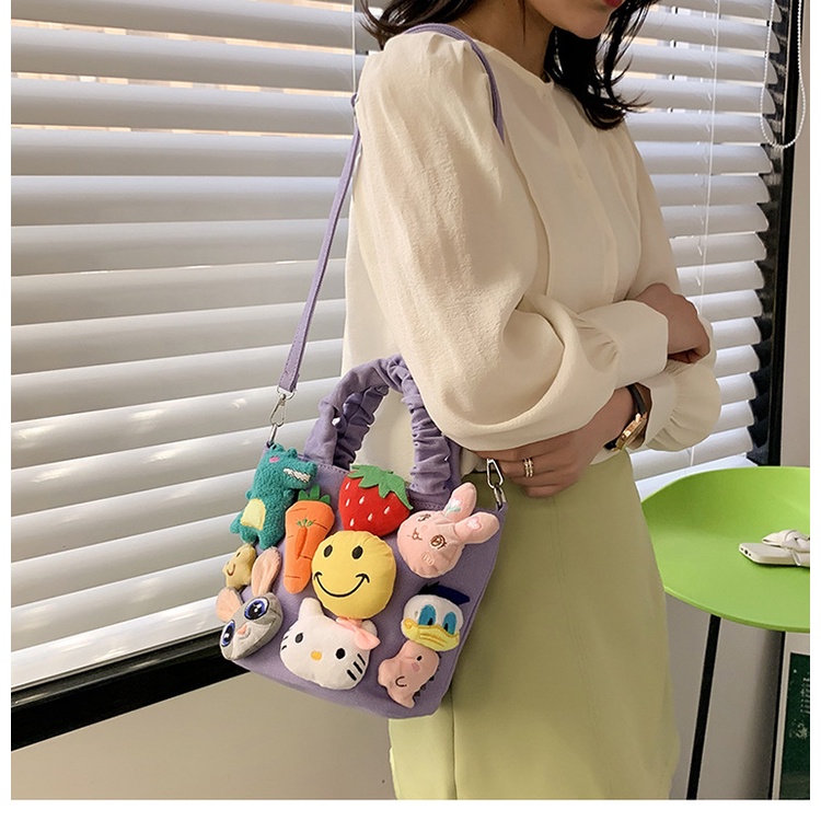 Túi Đeo Vai canvas Cầm Tay Thời Trang 2022 Cho Nữ