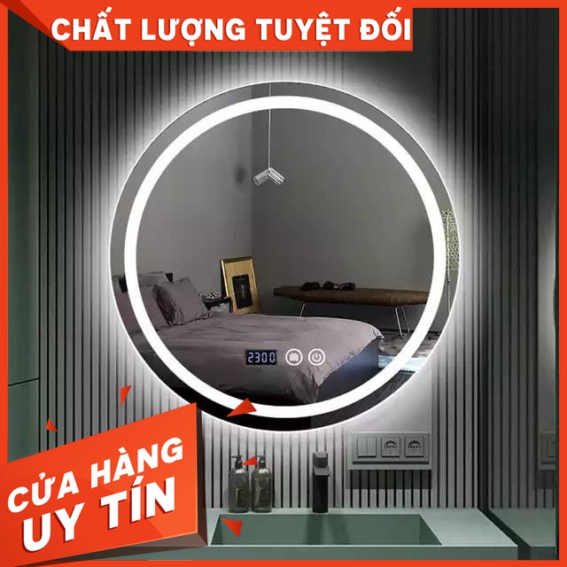 Gương Tròn Led Cảm Ứng Sang Trọng Cao Cấp Nhà Tắm