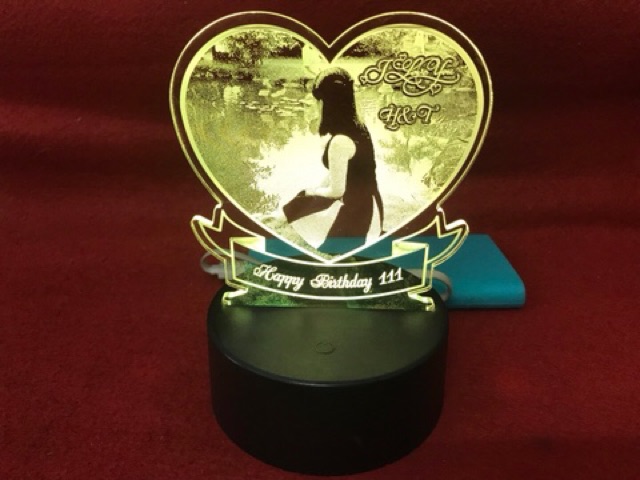 Đèn ngủ 3D, đèn trang trí, khắc hình ảnh theo yêu cầu