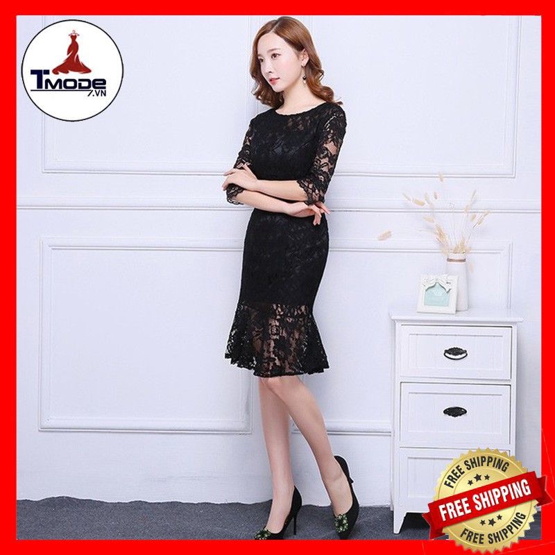 [VIDEO + ẢNH THẬT] ĐẦM REN CAO CẤP DỰ TIỆC CÓ SIZE XXL - ĐUÔI CÁ TAY LỠ SANG TRỌNG | BigBuy360 - bigbuy360.vn