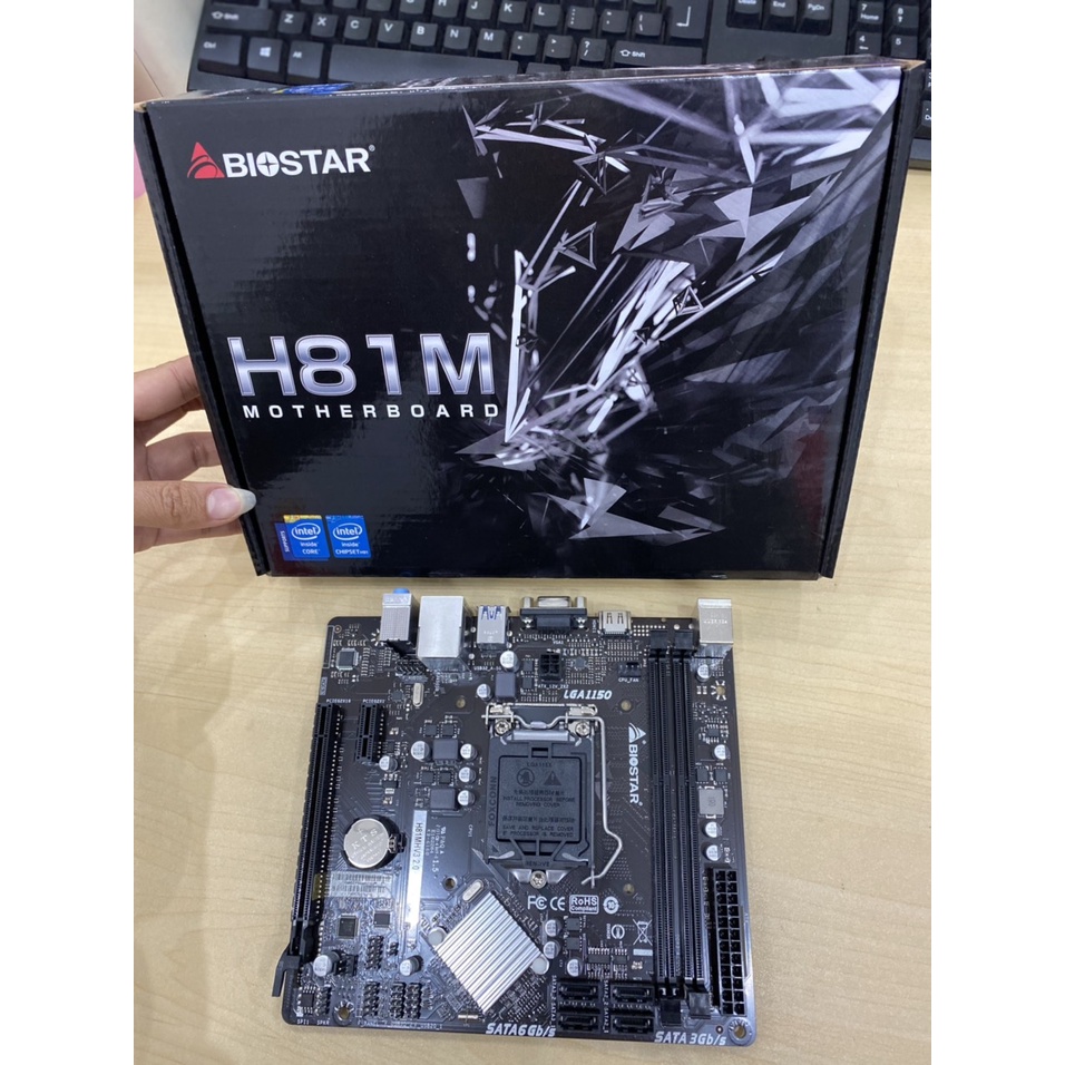 Main Biostar H81 socket 1150 mới 100% chính hãng