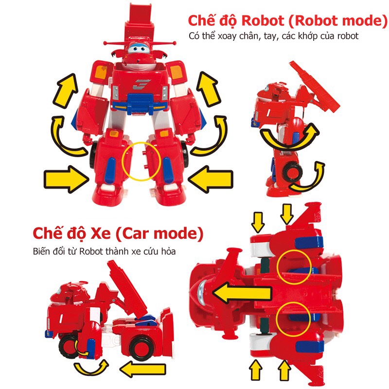 Đội bay siêu đẳng, robot biến hình kết hợp xe cứu hộ