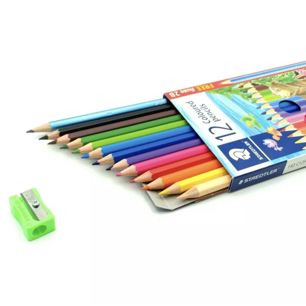 Chì màu cao cấp - STAEDTLER 12 Coloured pencils 143C24P - TL