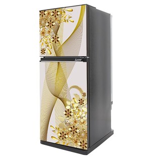 Decal dán tủ lạnh chất liệu cao cấp - Mẫu Hoa Ngọc