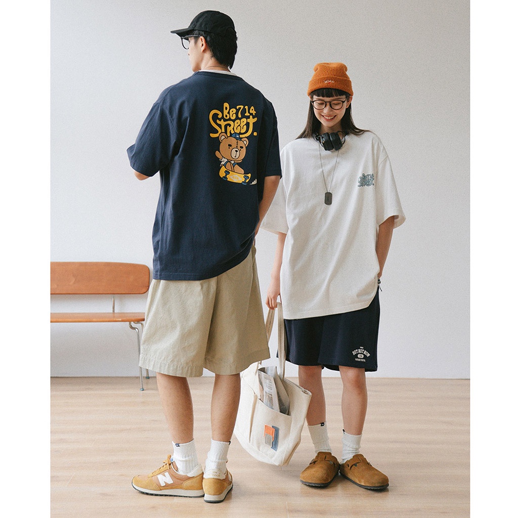 Áo Thun Nam Nữ 714 STREET TIVI Unisex - Kiểu áo phông nữ nam form rộng tay lỡ Ulzzang - Leevin Store