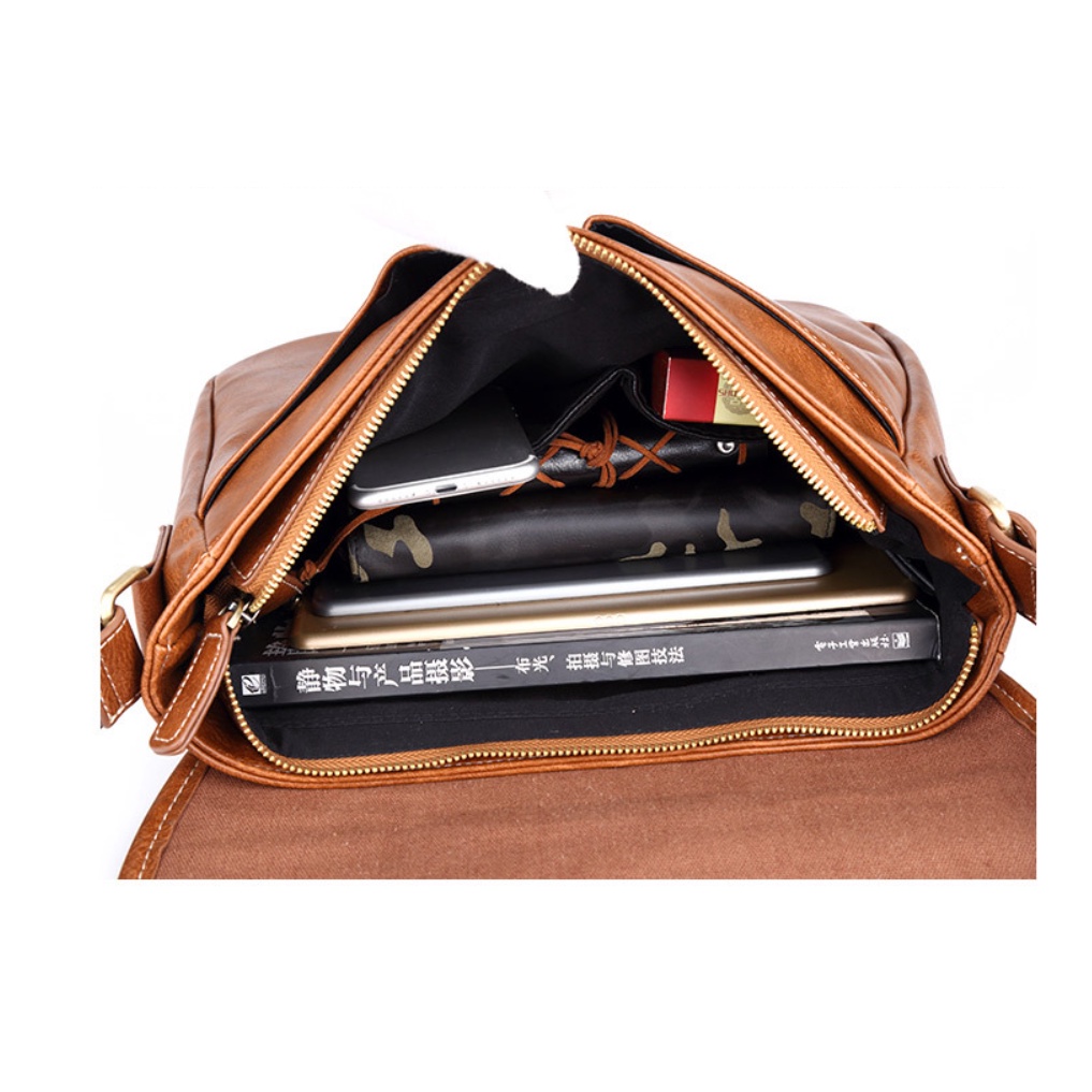 Túi đeo chéo nam đa chức năng thời trang cao cấp phong cách mới