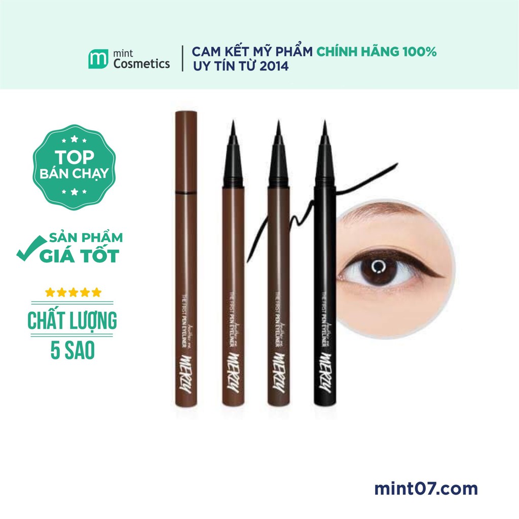 Kẻ Mắt Nước Chống Trôi Merzy Another Me The First Pen Eyeliner