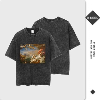 Áo thun loang from rộng MIKENCO chất liệu 100% cotton mát mẻ dễ phối đồ