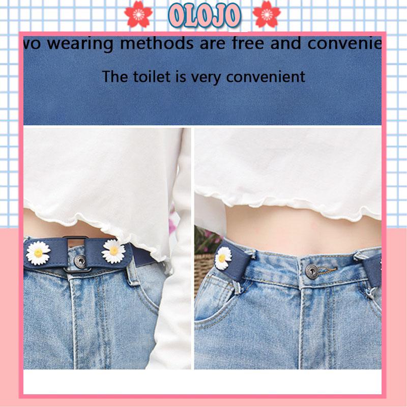 (Ooloj.Vn) Dây Nịt Quần Jean Co Giãn Vô Hình Không Để Lại Dấu Vết Trang Trí Cho Nam Và Nữ