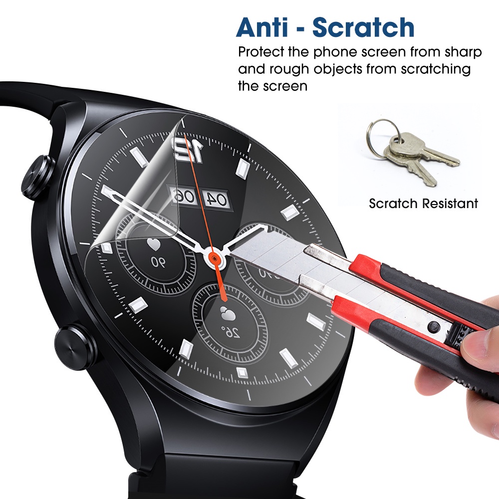 1 Miếng Dán TPU HD Trong Suốt Chống Trầy Chống Nước Bảo Vệ Màn Hình Cho Đồng Hồ Thông Minh Xiaomi Watch S1 /