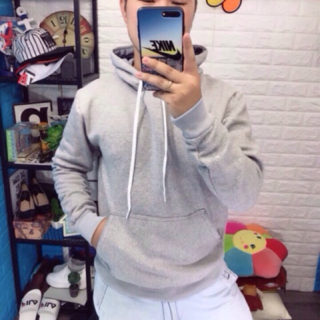 Áo khoác nỉ chui hoodie nam nữ form rộng- ảnh thật | BigBuy360 - bigbuy360.vn