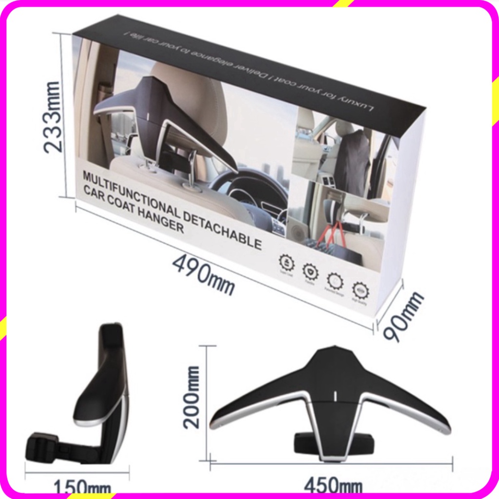 Móc treo quần áo Vest, Com Lê trên ô tô nhãn hiệu Joyart