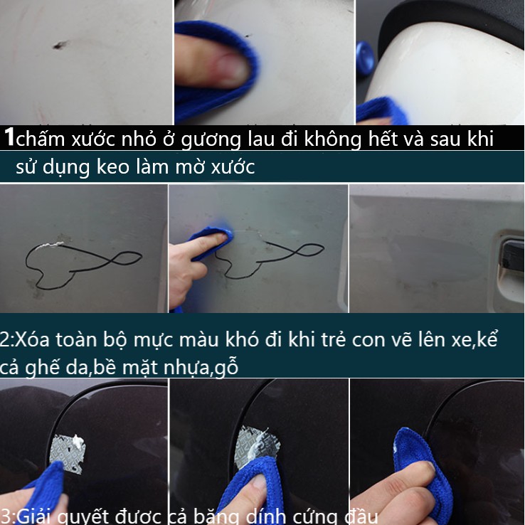 Dung dịch làm mờ vết xước sơn ô tô - xe máy