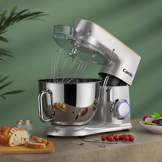 ( Hàng UK ) Máy Nhào Bột, Đánh Trứng, Trộn Thực Phẩm Đa Năng Camic 10L - Công Suất 1800W, Kim Loại Nguyên Khối.