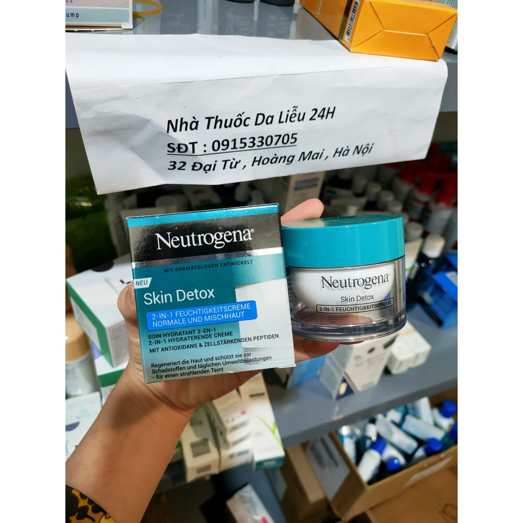 Kem dưỡng ẩm và thải độc da Neutrogena Skin Detox 2in1