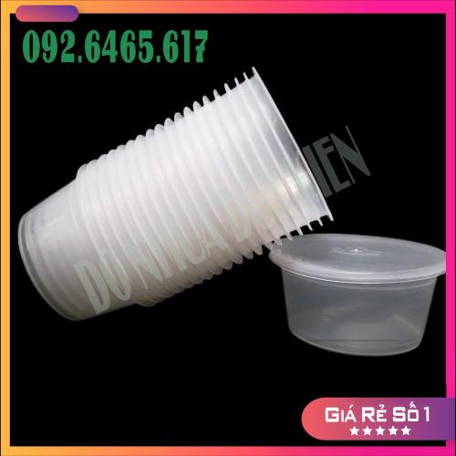 [FREESHIP] Sỉ 50 Cốc Nhựa Làm Caramen, Sữa Chua Có Nắp Đủ Kích Cỡ , Trái Tim , To , Nhỏ - NHẬT ANH | BigBuy360 - bigbuy360.vn