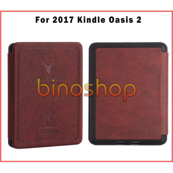 [ Kindle Oasis 2/3] Bao Da Máy Đọc Sách Kindle Oasis 2/3 - Hươu | BigBuy360 - bigbuy360.vn