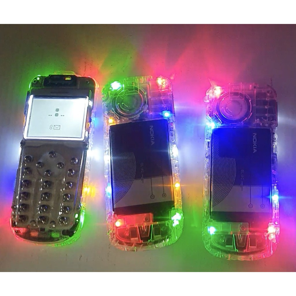 Combo 3 Siêu Rẻ- 3 Chiếc Nokia 1202 Bản Sexy Không Vỏ, độ LED Phím Bi 10 Bóng Nháy | BigBuy360 - bigbuy360.vn