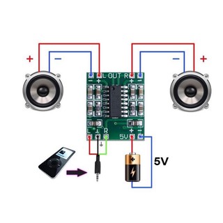 Mạch Khuếch Đại Âm Thanh Kỹ Thuật Số Pam8403 2x3w 5V