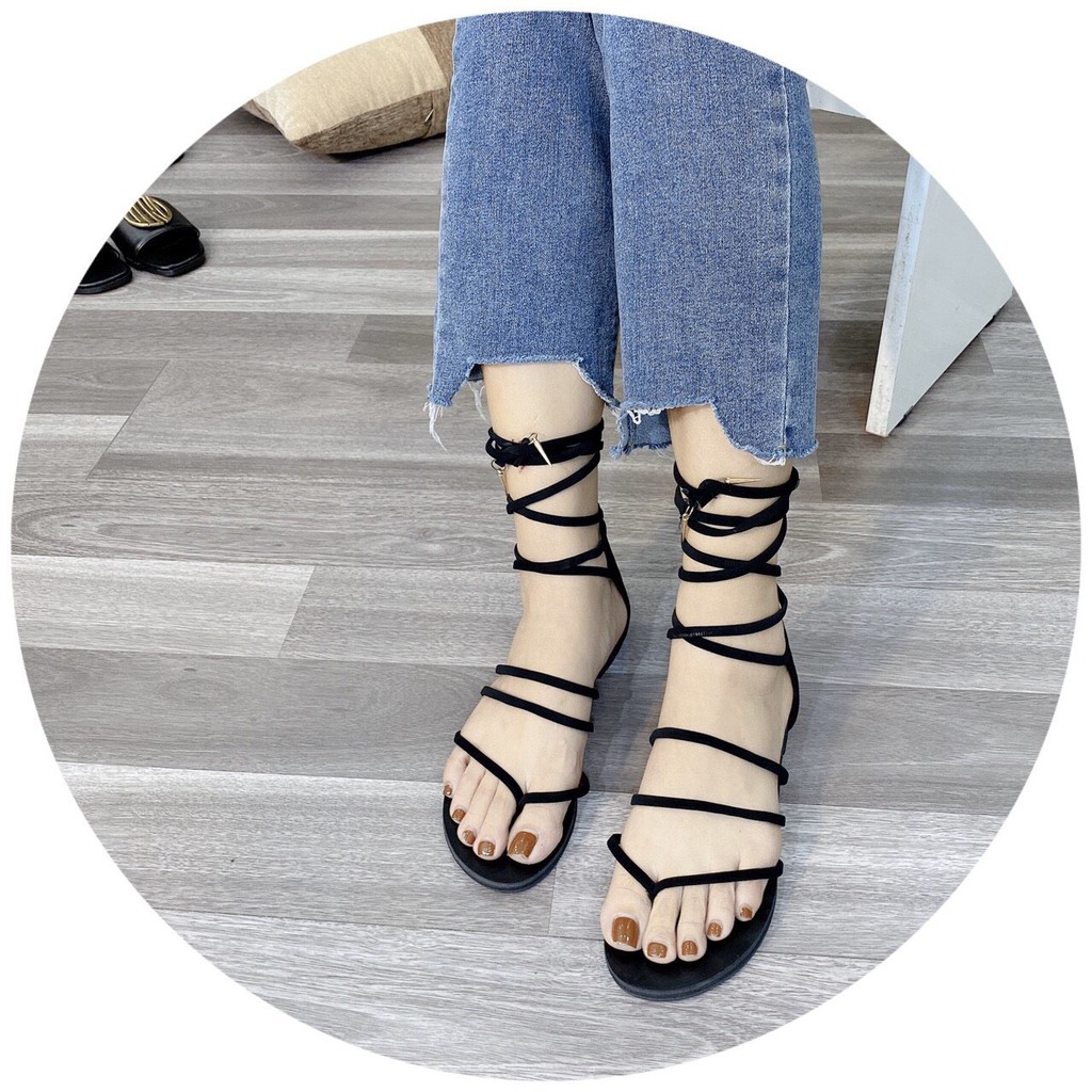 [SẴN ĐỦ SIZE] Sandal dây buộc chiến binh (ảnh thật ở cuối)