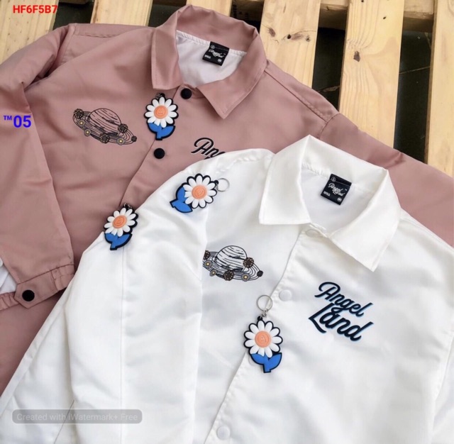 [Giá rẻ] Áo khoác dù unisex AngelLand Sơ Mi, nam nữ ulzzang BB Jeans