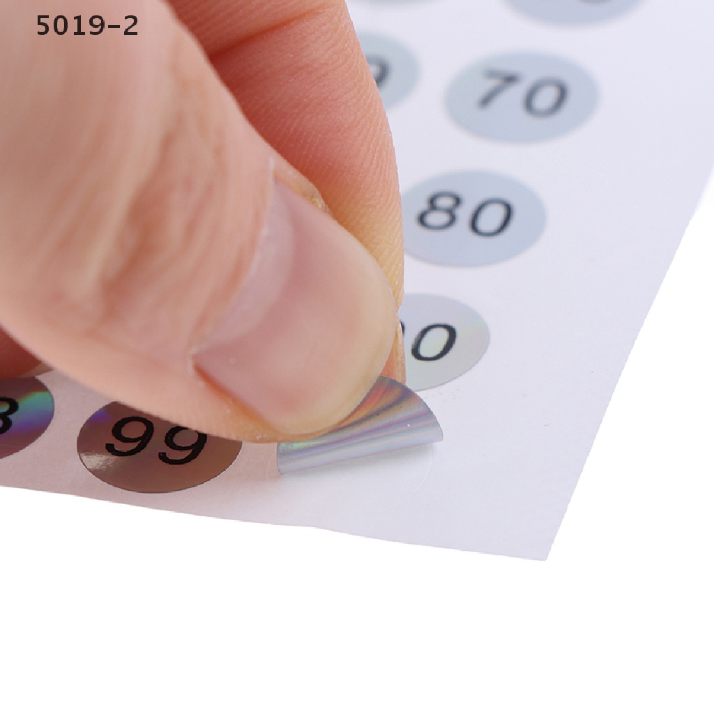[GAV] Waterproof Number 1-200 Laser Labels Stickers Nail Polish Lipstick Number Tags {VN}